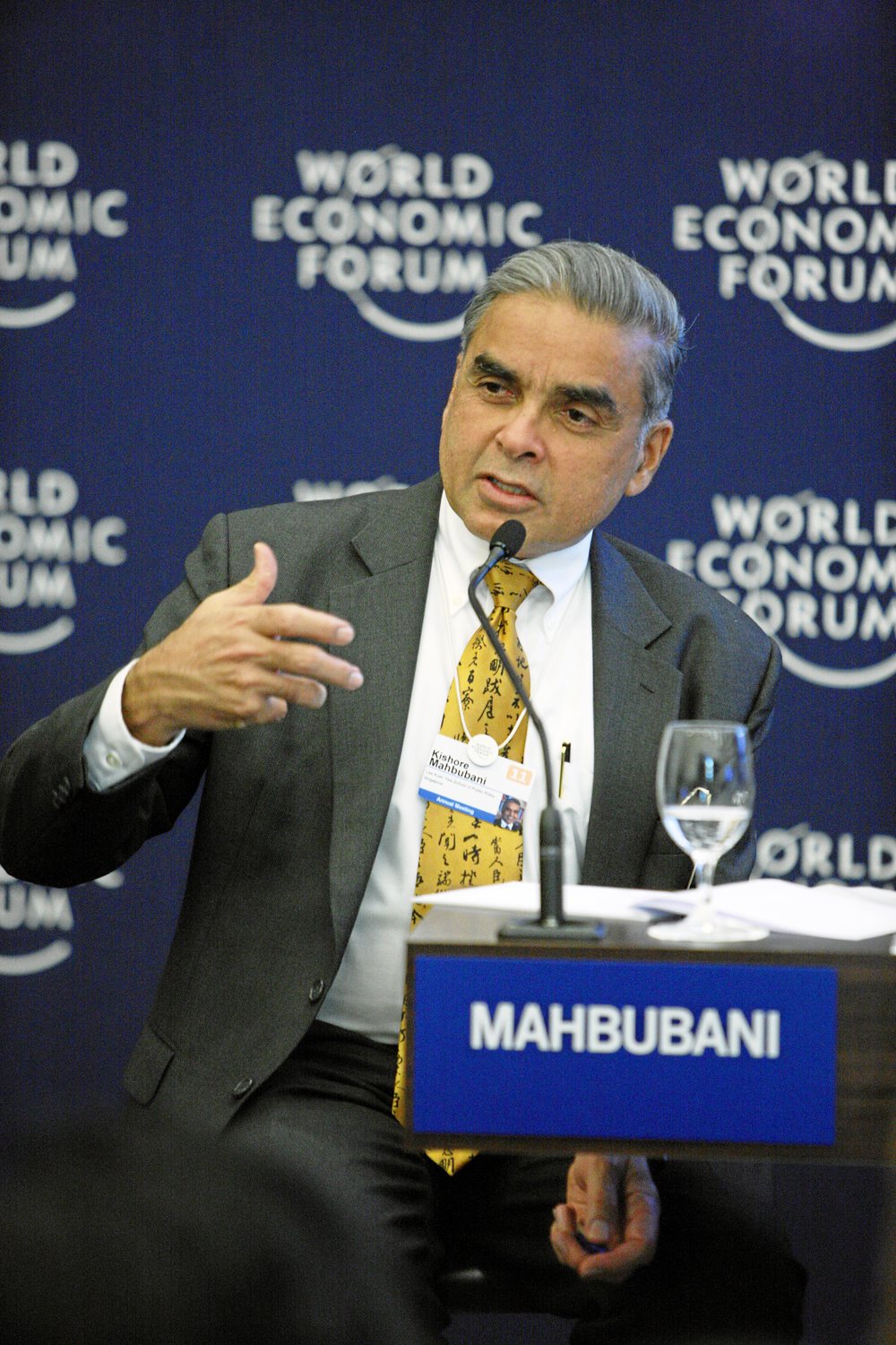 Kishore Mahbubani at the World Economic Forum Annual Meeting in Davos